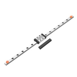 uxcell MGN9 300mm Linear Guide Rail with MGN9C Sliding Carriage Block and Plastic Mini MGN12 Linear Guide for DIY 3D Printers and CNC Machine, Black