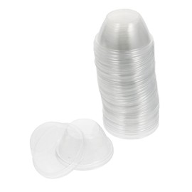 Generic 50Pcs Transparent Hydroponic Plant Moisturizing Lids Insulation Covers for Healthy Growth Durable Plant Accessories for Optimal Humidity and Temperature Control