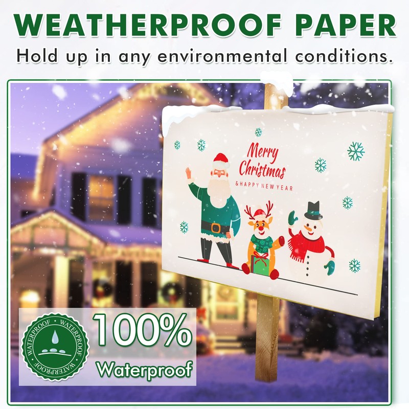 Koala Waterproof Paper for Laser Printer, Tearproof Printer Paper, Matte