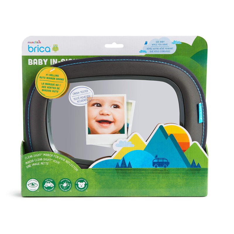 Munchkin Baby Car Mirror for Rear Facing Car Seats, Clear