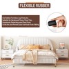 Furniture Coasters Non-Slip Bed Leg Pads Round Rubber Anti Sliding