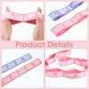 HJZHII Pack of 2 Yoga Stretching Band with 8 Loops,