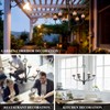 smtyle Tea LED Light Black Chandelier Tealight Candle Holders for