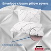 eBeddy Linens Pinch Pleated/Pintuck Pillow Cover sham Set of 2,