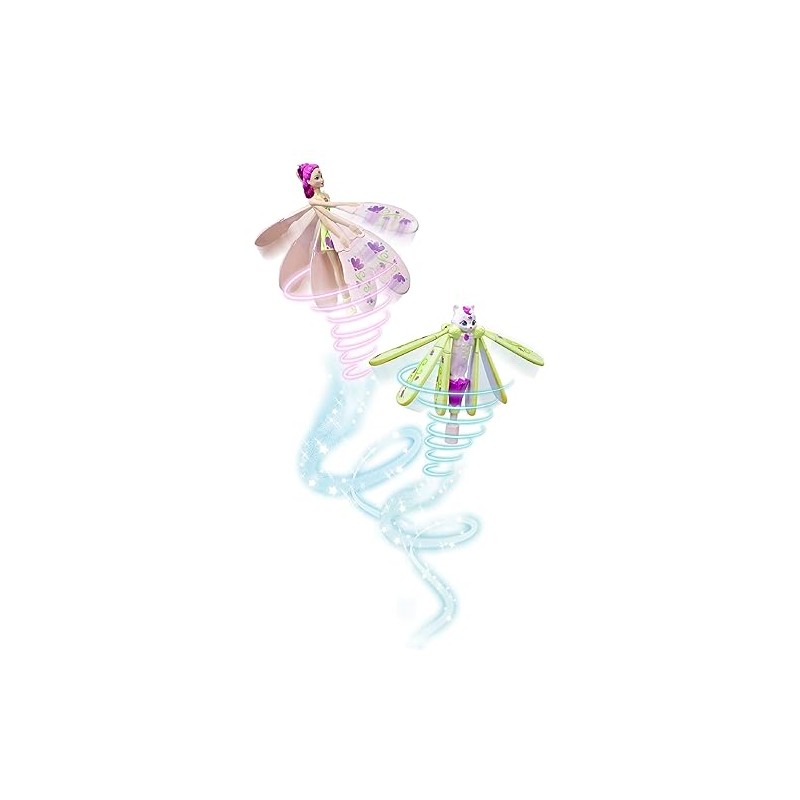 Sky Dancers Felicia & Son Cat - Flying Doll and