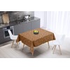 Bonamaison Kitchen Decoration, Tablecloth, Brown Tones, 140 x 140 Cm