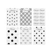 MOOCA 200 Pcs 5 Variety Prints Paper Gift Bags with