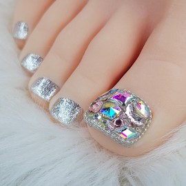 Aurora Shining Homemade Pedi Tip - Paddy B Umjiman (-8,000 won) / 오로라 샤이닝 수제페디팁 - 패디B엄지만 (-8,000원)