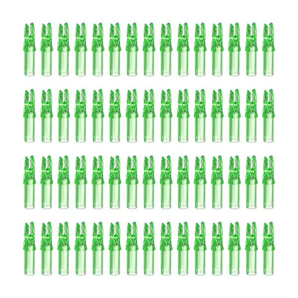 PATIKIL Archery Arrow Nocks 6.2mm 0.244", 60 Pack Insert Arrow