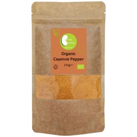 Organic Cayenne Pepper - Certified Organic - by Busy Beans Organic (250g)