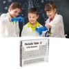 Jectse Large Periodic Table with Real Elements Inside Clear Acrylic,