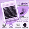 Lash Extension Set, Natural, 10-16 mm Eyelash Extensions Set, Fluffy,