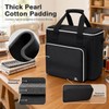 Steadtep 2-in-1 Sewing Machine Carrying Case with Removable Top Cover