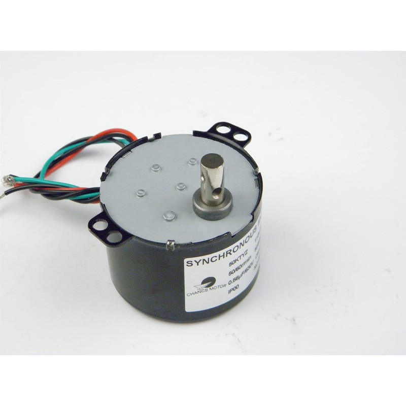 CHANCS 50KTYZ Geared Motor AC 220V 2.5RPM CW/CCW Torque 25