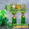 soleim 6 Pack 16 Inch Artificial Shamrock Branches,St. Patrick's Day