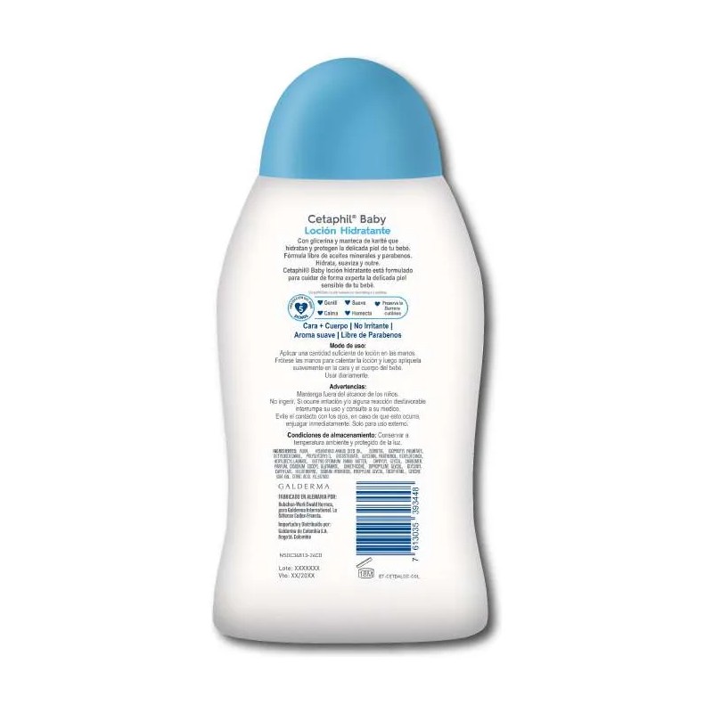 Loción Hidratante Baby 300 mL Cetaphil