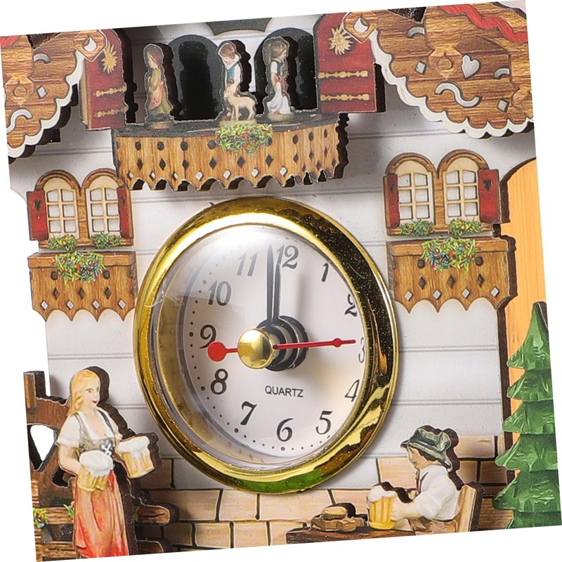 Ciieeo Home Living Room Cuckoo Handcrafted Clock Cuckoo Clock Wall