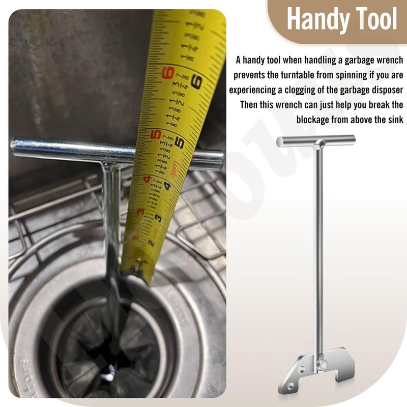 Haiouus Garbage Disposer Unjamming Wrench Compatible With M-oen Garbage Disposals