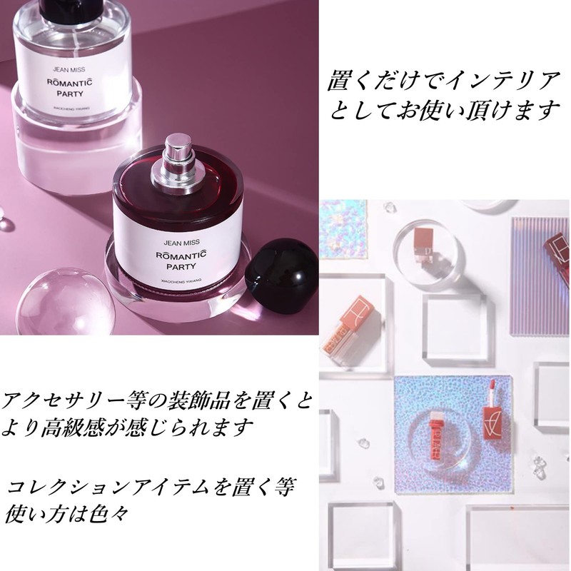 Anopono Acrylic Cube Acrylic Block Transparent Display Stand Exhibition Pedestal