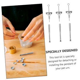 Operitacx 1Set Mini Portable Screwdriver with Funnel Multi Function Tool for Cremation Jewelry and Urn Pendants Easy Disassembly and Filling Kit