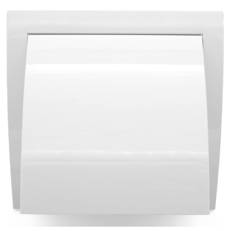 H&C VENT White Exhaust Hood Vent 153 mm with 100