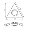 Kanlux ZEPO Onderbouwverlichting G4 Staal, White
