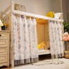 Navhao 2 Panels,Bottom Bunk Bed Curtains Cloth Breathable Bed Canopy