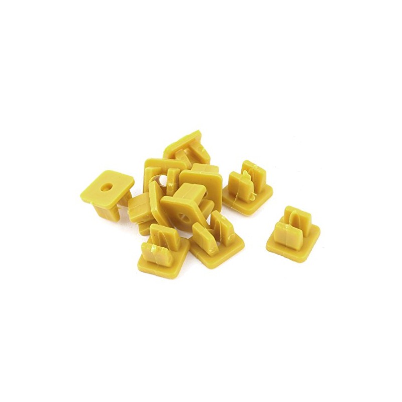 uxcell Plastic Rivets Fastener Bumper Push Clips Car 9x8mm Hole