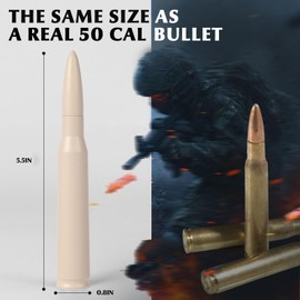 50 Cal Bullet Antenna Beige Bullet Antenna Truck Car Antenna Replacement for Silverado 1500 Ford F150 F250 F350 Dodge Ram 1500 GMC Sierra 1500 Ranger Jeep Short Replacement Antena (Beige)