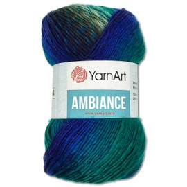 Frida's Wollhaus YarnArt 100 g Ambiance Yarn Wool with Colour Gradient Crochet Knitting 14 Colours (158)