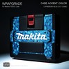 Wrapgrade Case Accent Color Sticker for Makita TD002/TD003 (Caribbean Blue