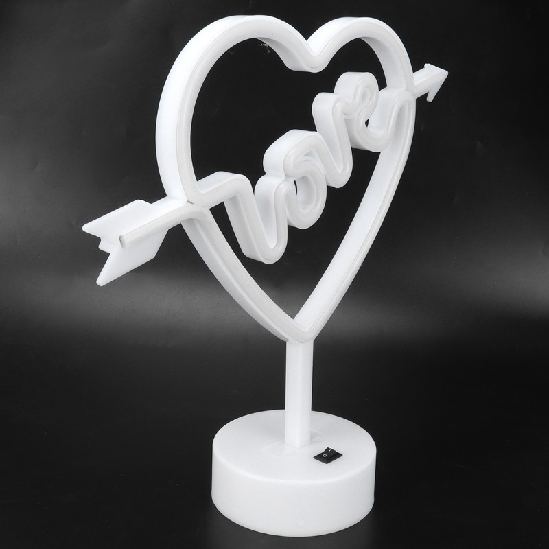 Heart Shape Neon Light Night Light for Wedding Party Kids