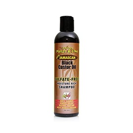 Jamaican Mango & Lime Black Castor Oil Sulfate Free Shampoo 8 Oz,Pack of 2