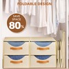 Baesyhom 6 Pcs Closet Drawers and Large Size Clothes Storage