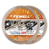 FEWELL 5 inch 2 PCS Diamond Porcelain Tile Saw Blade
