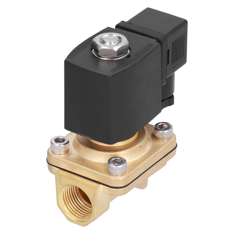 2 Way Solenoid Valve Brass Solar Electric Normally Closed Pipeline