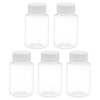 sourcing map 3.4 oz/100ml PET Plastic Lab Chemical Reagent Bottle