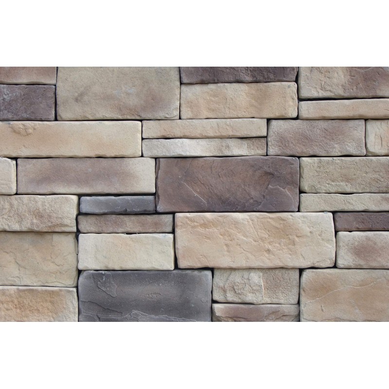 Veneer Stone Rubber Mold for Concrete or Plaster, EZ Stack