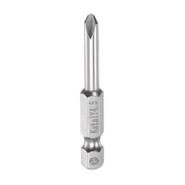 sourcing map Y4.5 Tri-Point Screwdriver Bit 1/4" Hex Shank 2" Length Magnetic Y Type Screw Driver Power Tool