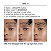 Kiss New York Professional Instant Brow Stamp and Stencil Kit
