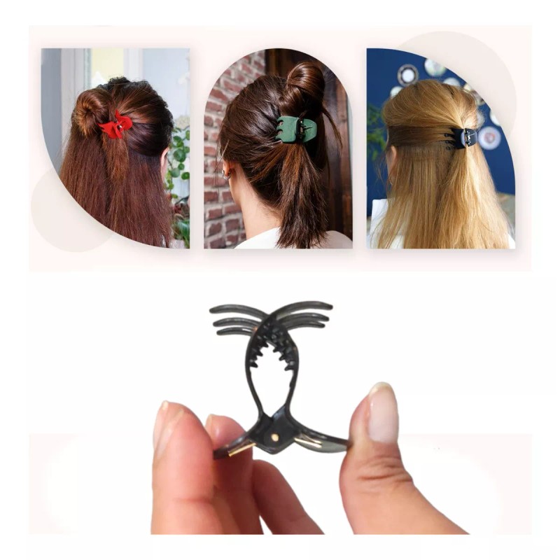 Comercial Pinzas Cabello Broches Sujetador Escolar Niña Mujer 12 Pzas
