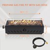 ONLYFIRE OUTDOOR LIVING 18" Tabletop Propane Gas Fire Pit Bottom-Mounted