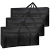 3 Pack 200L Large Storage Bags,Extra Strong Boxes for Moving