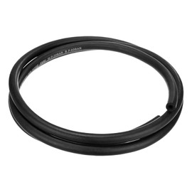 M METERXITY Fuel Line Hose, 1/4" 8mm ID 12mm OD 6.56ft Length, NBR Rubber High Pressure Heat Resistant Gas Line Hose Oil Hose for Automotive Fuel Systems/Steam Emission/Engines Tube Hose