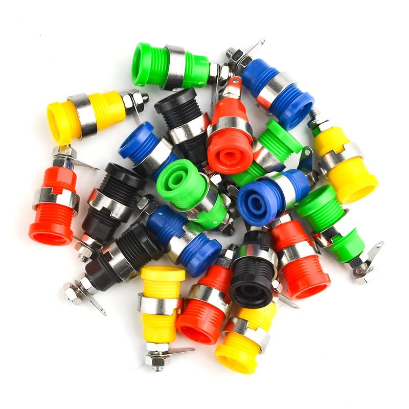 WMYCONGCONG 20 PCS Binding Post Banana 4mm Banana Socket Plug