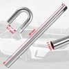 2.5 Inch Stainless Steel Exhaust Pipe Kit,DIY Custom Exhaust Tubing