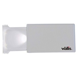 Wallis Lupa de Bolsillo 2X, Color Plata, Pequeño