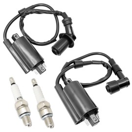 AM120732 2 set Ignition Coil Compatible with Kaws-ki Mule 2510 3010 4000 4010 KAF 620 650 FD620D FD611V FD661D FD440V FD501D Replace 21121-2083 21121-2064 21121-2076 21121-2092 21121-0029