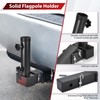 GADFISH Trailer Hitch Flagpole Mount - Universal Flag Mount for