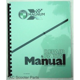 Puch Magnum X Moped Service and Parts Manual 1979
